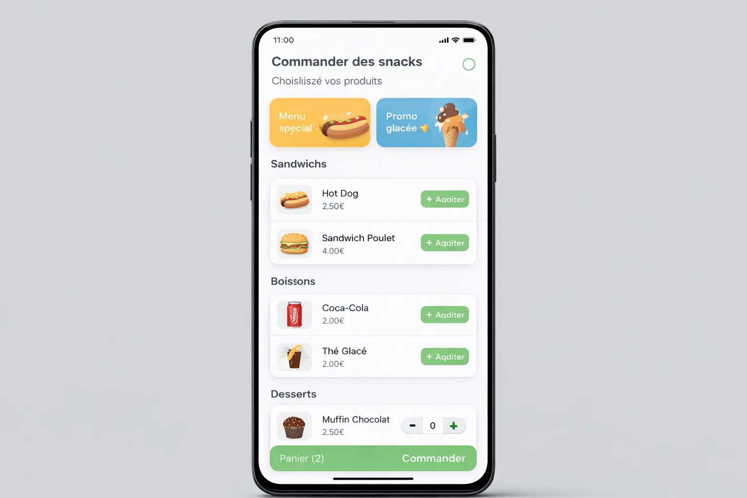 Application Mobile Restauration